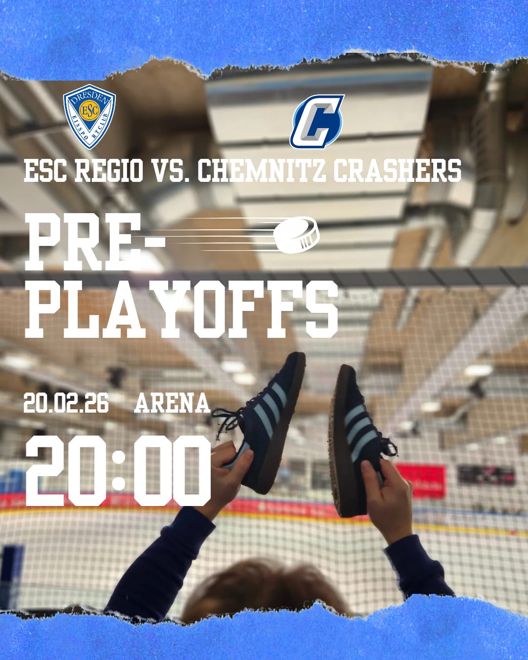 20.02.26 20:00 Pre-Playoffs ESC Regio - Chemnitz Crashers